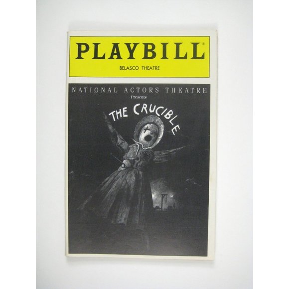 The Crucible Playbill 1991 Belasco Theatre Martin Sheen Michael York John Beal - Picture 1 of 8